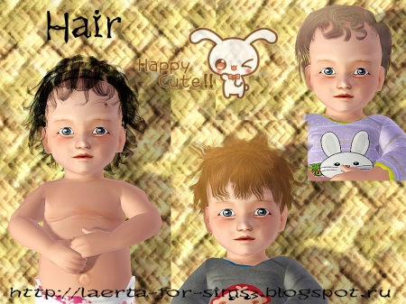 Сет для малышей: скинтон, волосы и свитер