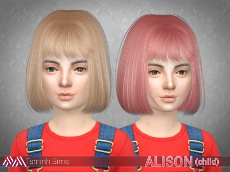 Alison (Hair 18) child. Причёска детская