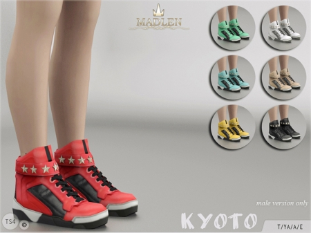 Madlen Kyoto Sneakers. Кроссовки для симов-мужчин