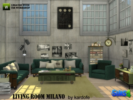 Living room Milano - Мебель и декор для гостиной комнаты