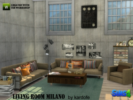 Living room Milano - Мебель и декор для гостиной комнаты