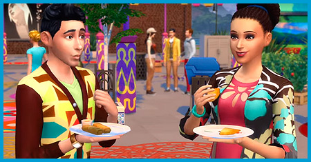 Отведайте вкусной еды на Фестивале Специй в Sims 4 Жизнь в городе