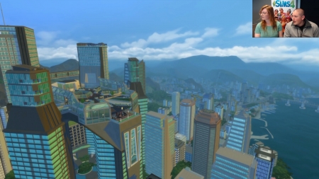 Обзор трансляции о районах города Сан Мишуно в дополнении The Sims 4 Жизнь в городе. Новинки CAS
