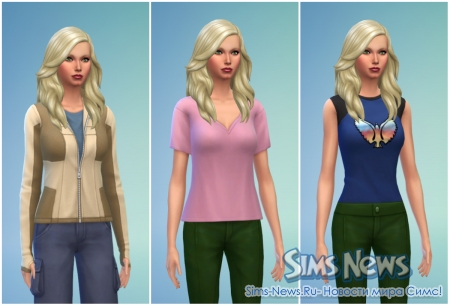 Обзор новинок CAS в The Sims 4 В поход!