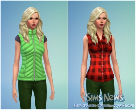 Обзор новинок CAS в The Sims 4 В поход!