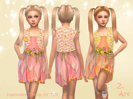 Blossom Fairy. Платье для девочек