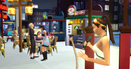 Новые скрины The Sims 4 Жизнь в городе