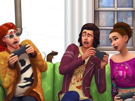 3 красочных рендера Sims 4 Жизнь в городе