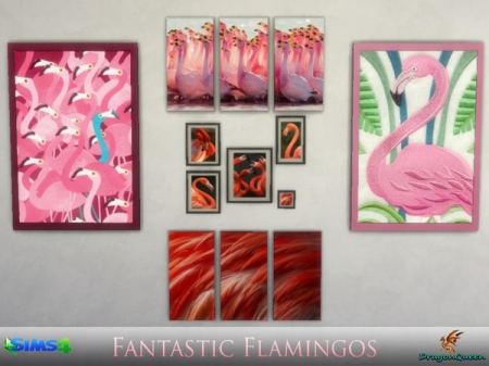 Fantastic Flamingos. Картины фламинго для дома