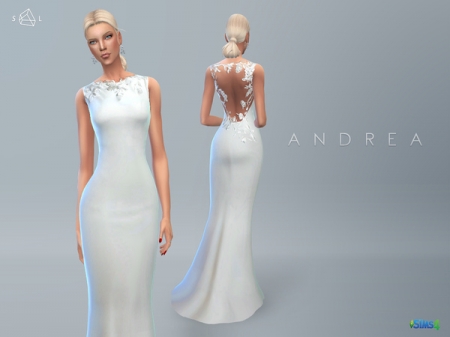 Wedding Dress ANDREA. Свадебное платье для симок