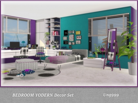 Bedroom Yodern Decor Set. Сет мебели для дома