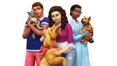 Официальный трейлер-анонс для «The Sims 4 Кошки и собаки»