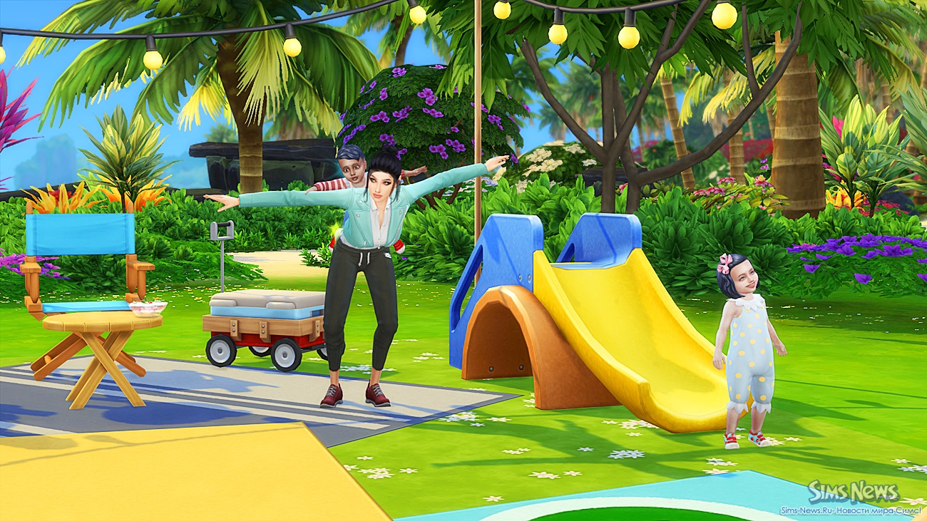 Детский праздник для малышей в The Sims 4