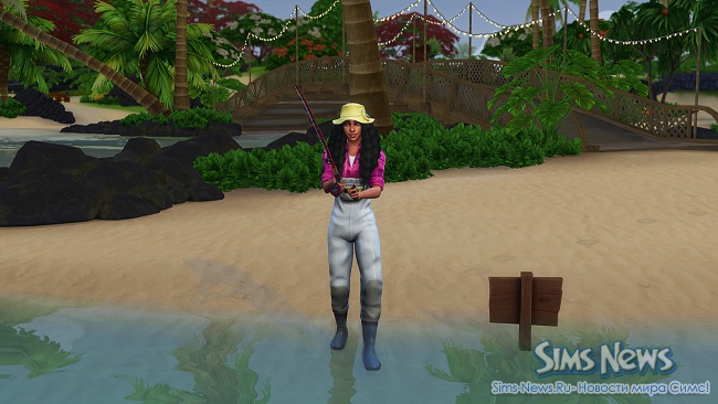 Симка рыбачит у берегов Сулани